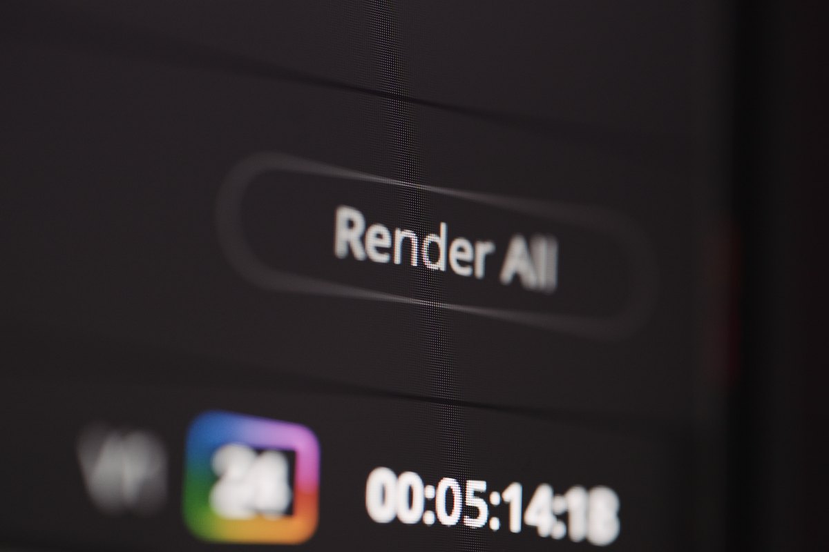 Render-Warteschlange in der Deliver-Page von DaVinci Resolve