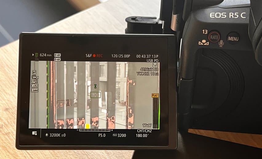 Canon R5C im Überhitzungstest