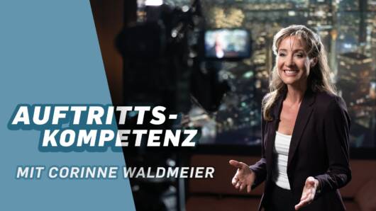 Corinne Waldmeier vor der Kamera