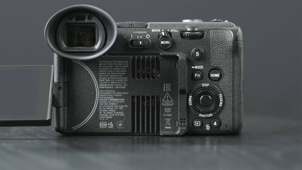 Sony FX2 hinten